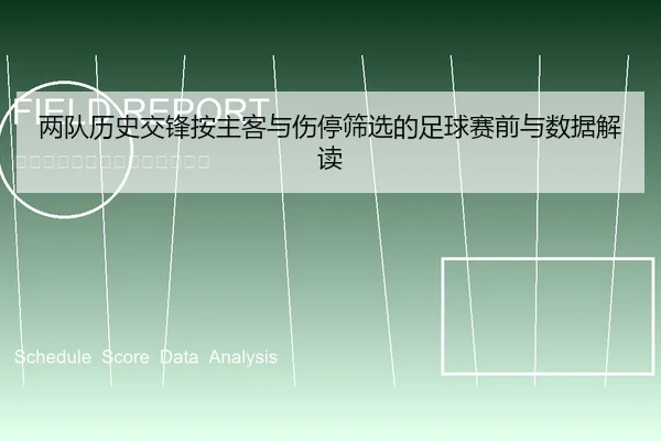 两队历史交锋按主客与伤停筛选的足球赛前与数据解读 | leyu